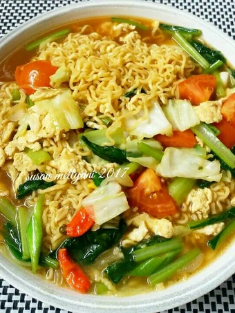 Cara Mudah Membuat Resep Mie tektek kuah bumbu iris yang Uenak Anti Ribet, Bisa Manjain Lidah