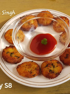 A picture of Carrot cutlets.