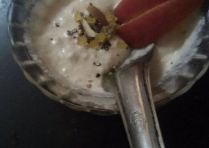 How to Make Tasty Apple misthi dohi (skimmed milk curd)