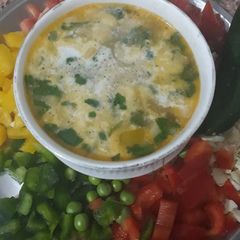 A picture of Nine Star Creamy healthy Soup.