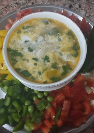 A picture of Nine Star Creamy healthy Soup.