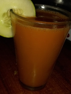Carrot and cucumber juice ainihin hoton girkin