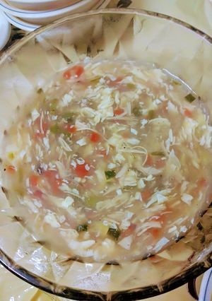 A picture of Hot and Sour Soup.