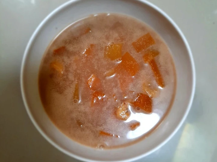 Langkah Mudah untuk Menyiapkan Resep  Kolak labu kuning, ubi, pisang yang Bikin Ngiler, Menggugah Selera