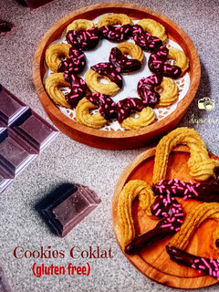 Foto resep Cookies Coklat tepung beras (gluten free)