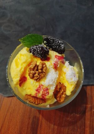 عکسی از دستور بستنی زعفرانی