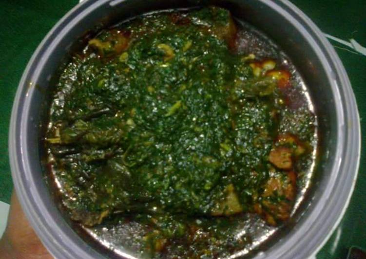 Simple Way to Prepare Speedy Efang  soup