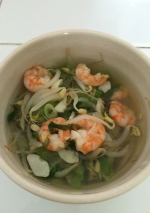 Foto resep Sup udang oyong toge cocok utk anak
