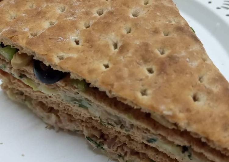 Simple Way to Prepare Ultimate Brown bread tuna fish sandwiches