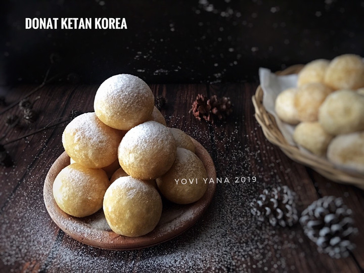 Resep Donat ketan korea yang Lezat