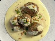 Una foto di polpette ricotta e pangrattato