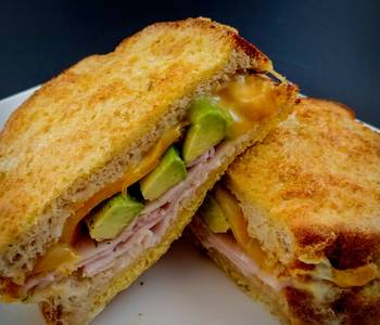 Without Fail Serving Recipe Ham Cheese and Avocado French Toast Very Delicious
