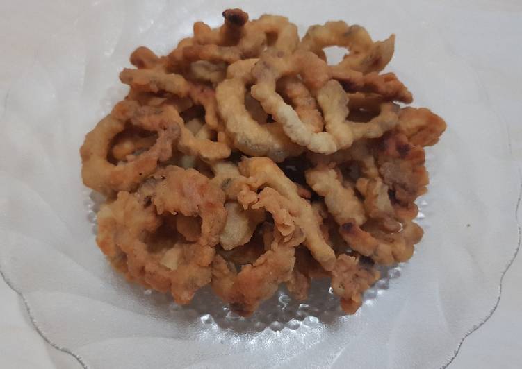 Proses mengolah Keripik Pare simple, Lezat Sekali