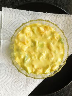 Una foto de Tartar de aguacate y mango