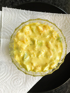 Una foto de Tartar de aguacate y mango
