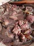 Panitas de ave al jugo