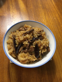 電鍋料理—櫻花蝦油飯 的食譜成品照片