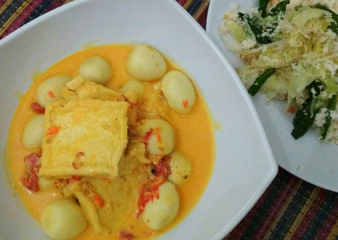 Resep: 9. Telur Puyuh &amp; Tahu Bumbu Bali Ekonomis Untuk Dijual