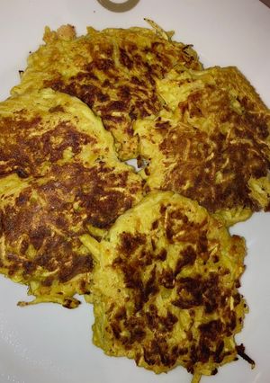 Une photo de Galettes courgettes et fromage