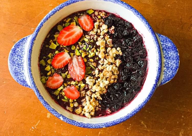 Smoothie bowl banane/myrtille