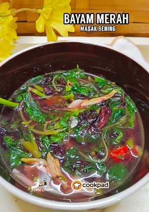 Gambar 6:3:24 - Bayam Merah Masak Bening