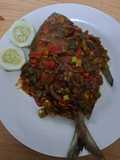 Ikan Bawal Goreng Saus Mentega