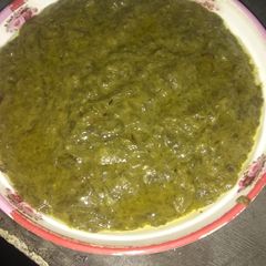 A picture of Sarso ka saag.