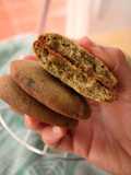 Galletas crujientes de té matcha