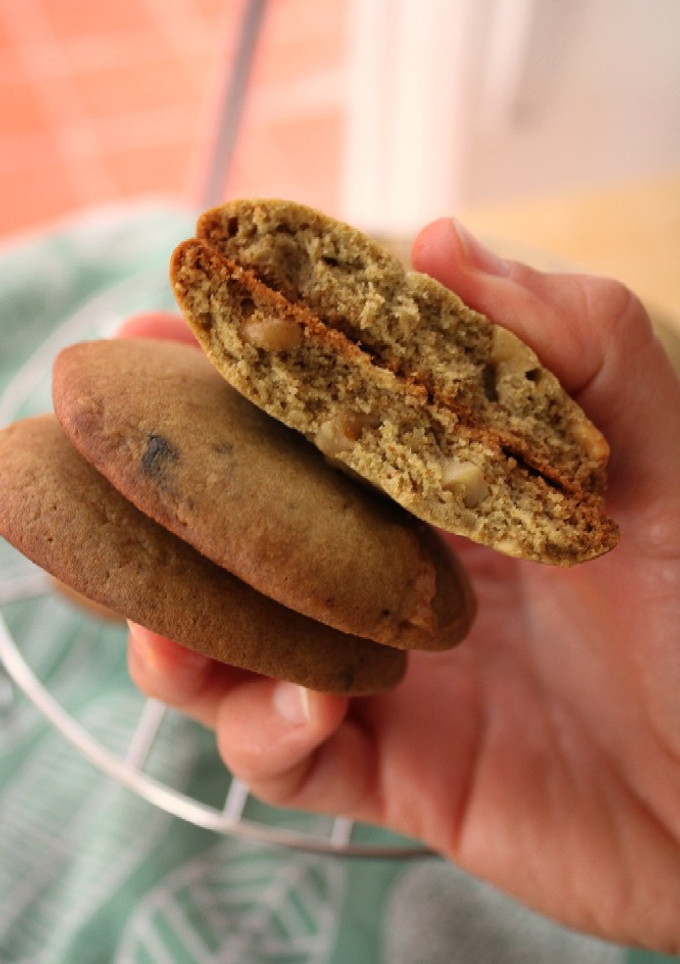 Una foto de Galletas crujientes de té matcha