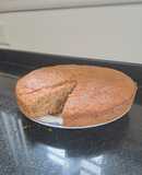 Budín / torta de banana con nueces