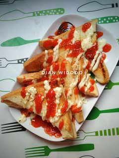 Foto resep Roti Panggang Kornet Keju