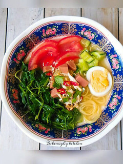 Foto resep Mie Kangkung Jawa