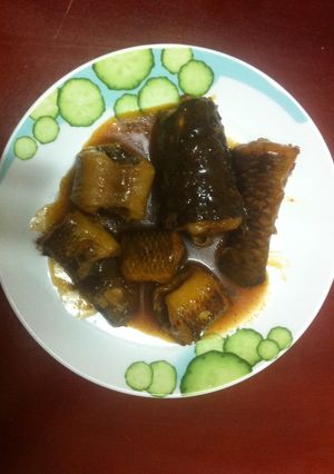 Hình của món Cá bống kho.
