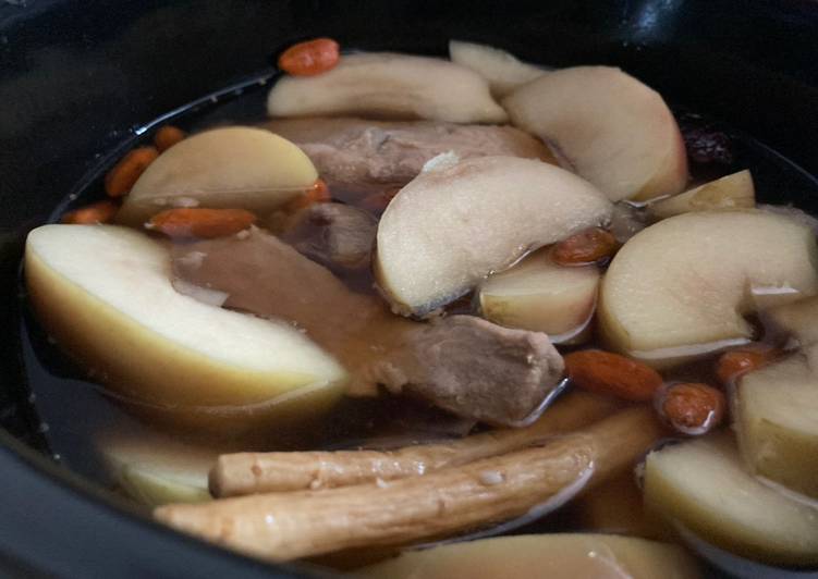 Cara Gampang Menyiapkan Sup Apel dan Iga Babi (Menu kenangan restoran Jumbo Pluit), Enak Banget