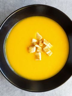 Una foto de Crema casera de calabaza