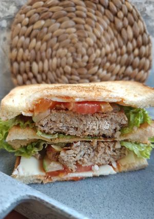 Foto resep Sandwich Beef Patty