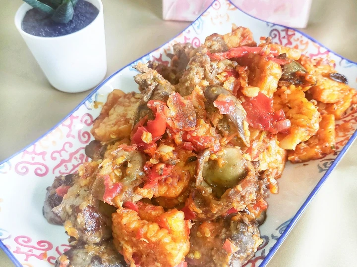 Cara Gampang Membuat Resep Sambal Ati Ampela Tempe yang Enak Banget Anti Ribet, Mantap