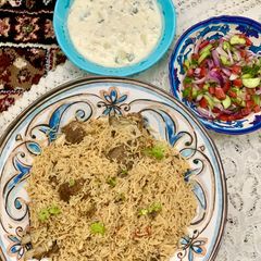 Mom’s Mutton Pulao 💕 A picture of Mom’s Mutton Pulao 💕.