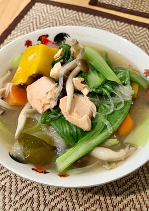 รูปของ ซุปผักรวมมิโสะ 🥬🥕