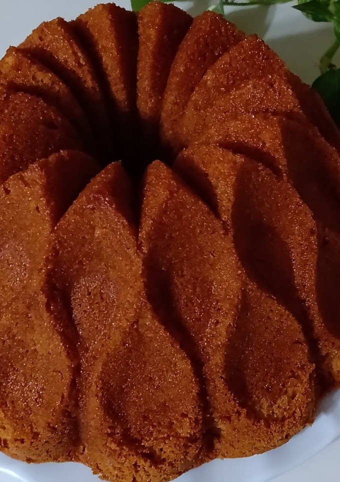 Una foto de Torta de miel y azúcar rubia