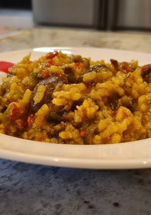 Foto principal de Arroz cremoso de rabo de toro y boletus