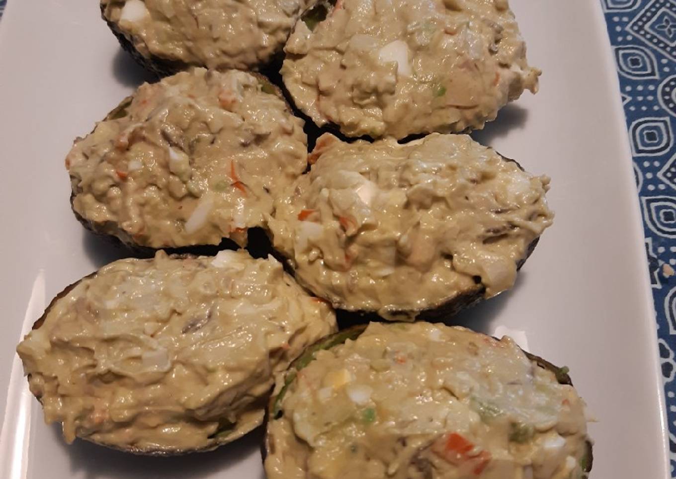 Delicias aguacate y marisco