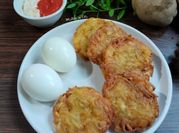 Gambar hash brown potato parut
