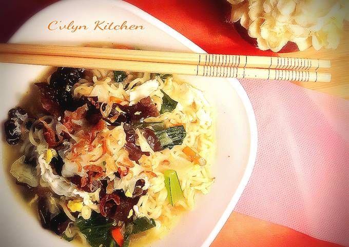 Resep: Kreasi Indomie Kuah Jamur Yang Mudah