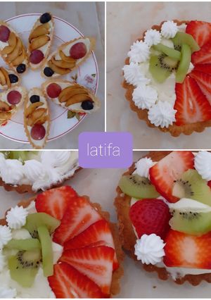 Une photo de Tartelettes aux fruits et à la crème diplomate