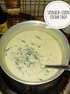 Foto resep Corn-Spinach Cream Soup