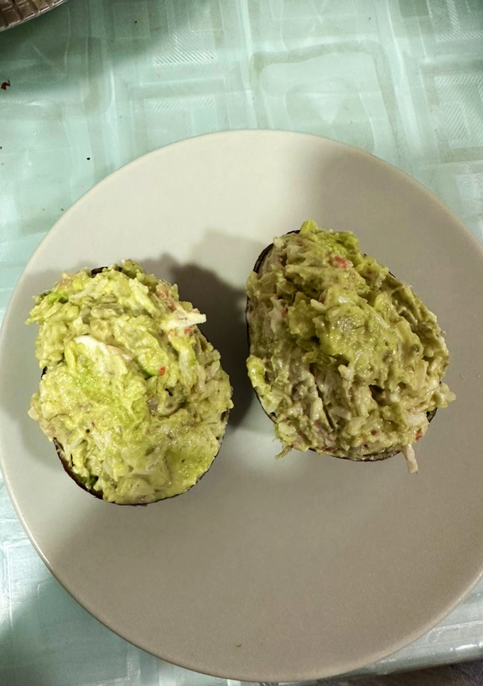 Una foto de Aguacates rellenos