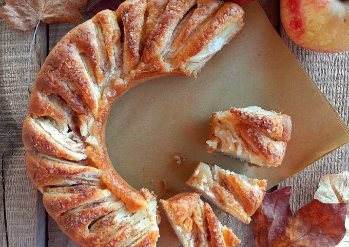 Torta di mele senza uova e zucchero