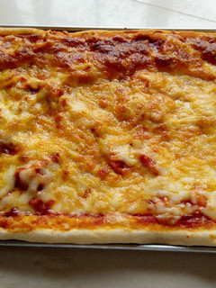 A picture of Rectangle pizza.