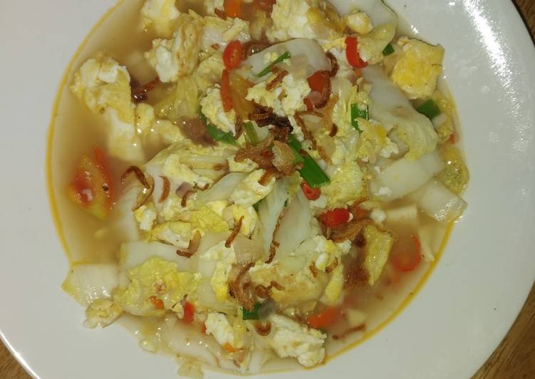 Resep Oseng Telur Sawi Putih yang Enak